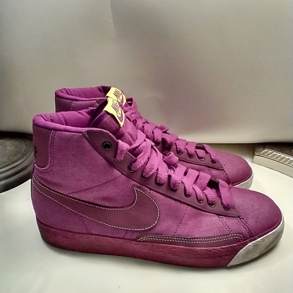 Nike Shoes - Nike Blazer Mid Plum Voltage Purple Sneakers Women's sz 12